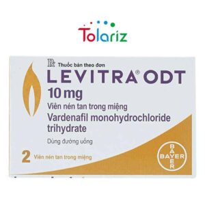 Thuốc cương dương Levitra ODT là nhóm thuốc hocmon, nội tiết tố được chỉ định cho các tình trạng rối loạn cương dương, yếu sinh lý. Sản xuất bởi công ty Bayer của Đức