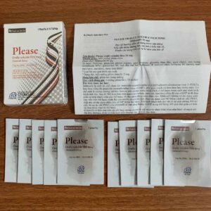 Thuốc Please Orally Soluble Film dạng Tem Ngậm, xuất xứ Hàn Quốc. Dùng để điều trị rối loạn cương dương ở nam giới trưởng thành. Thuốc Plese mua ở đâu TPHCM? giá bao nhiêu? là câu hỏi thắc mắc của quý ông