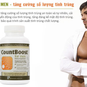 Review Thuốc CountBoost for Men: Công Dụng, Cách Dùng, Giá Bán, Mua Ở Đâu?