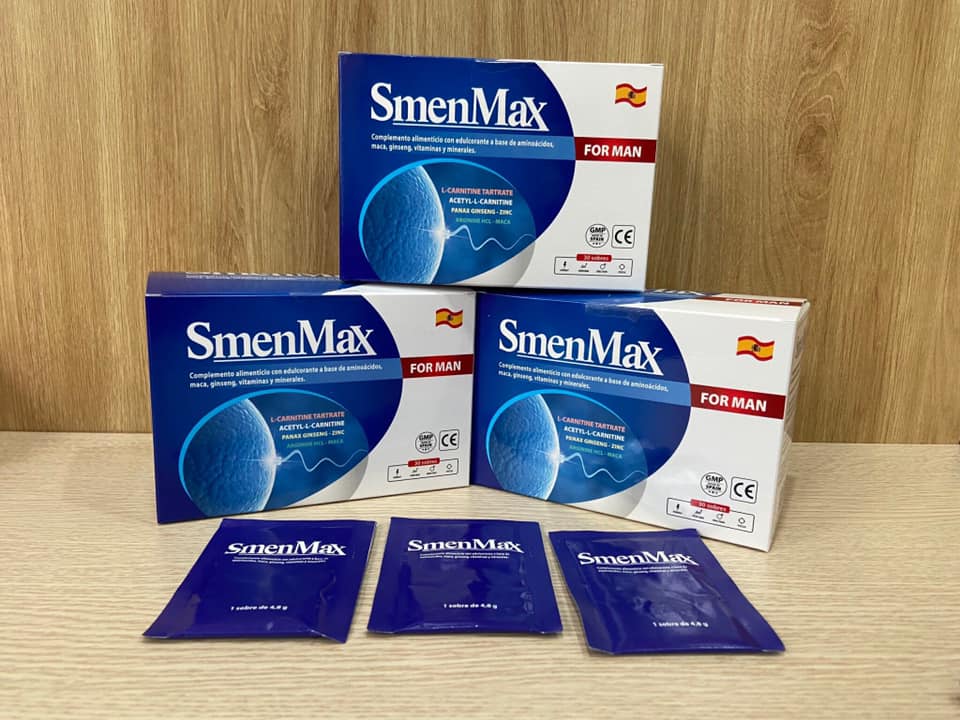 Công dụng SmenMax giúp bổ tinh trùng, giảm dị dạng Công dụng SmenMax giúp bổ tinh trùng, giảm dị dạng