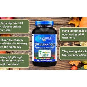 Tảo mặt trời Spirulina Gold Plus: Công Dụng, Cách Dùng, Giá Bán, Mua Ở Đâu?