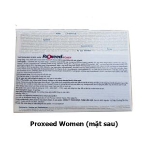 Proxeed Women: Công Dụng, Cách Dùng, Giá Bán, Mua Ở Đâu?