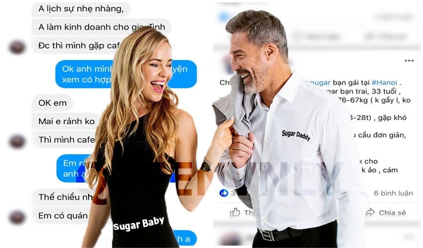 Sugar daddy & Sugar baby nghĩa là gì?