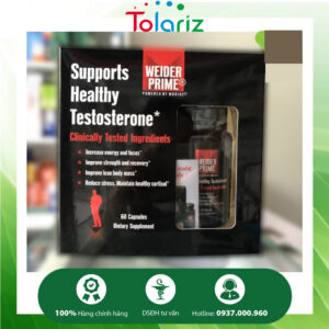 Weider Prime Testosterone For Men 120 Viên Tăng Cường Sung Mãn Cho Nam