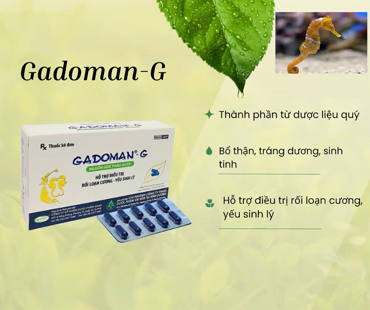 Thuốc Gadoman-G: Công Dụng, Cách Dùng, Có Tốt Không?