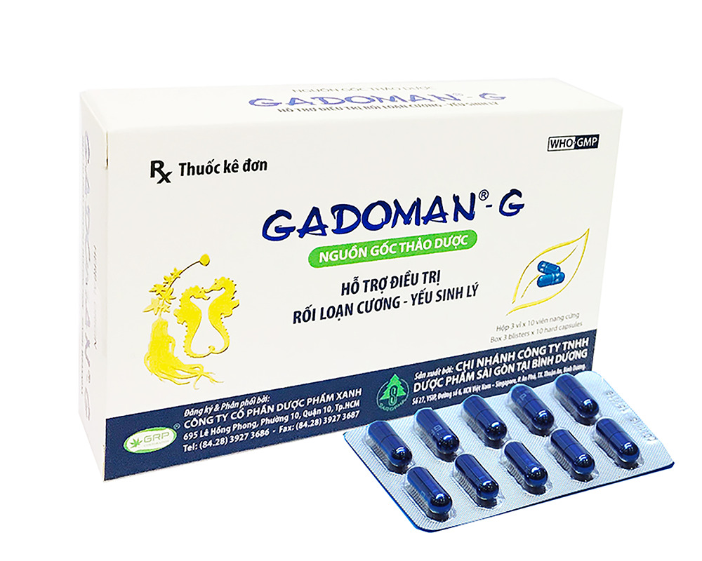 Gadoman-G: Điều Trị Rối Loạn Cương Dương & Yếu Sinh Lý